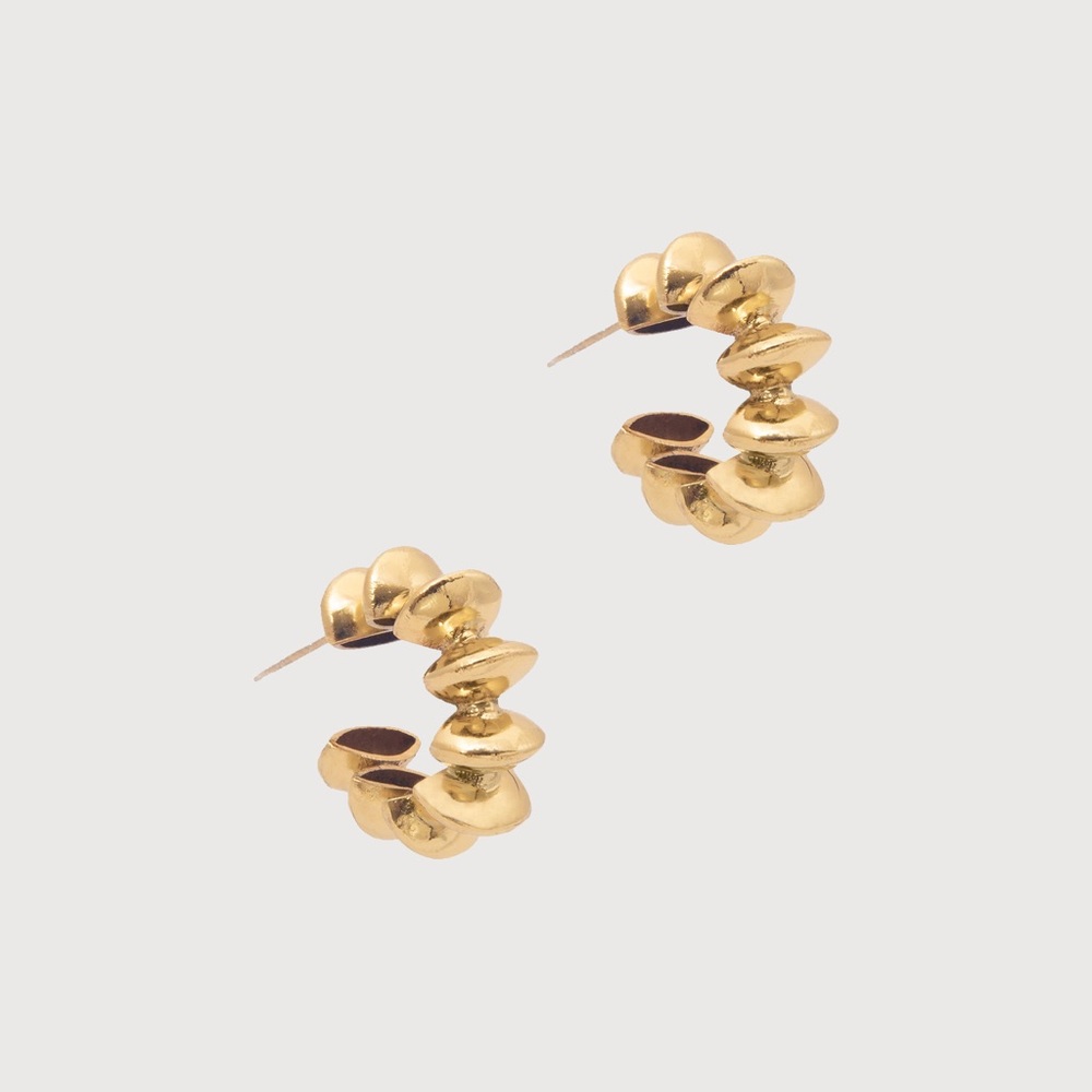 Sustainable Gold Pilates Earrings